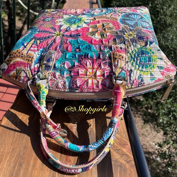 NWT Brahmin SET Large Duxbury & Ady Wallet in DESERT BLOOM Melbourne - Picture 8 of 12